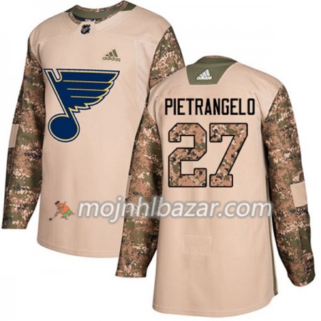 Dresovi St. Louis Blues Alex Pietrangelo 27 Adidas 2017-2018 Camo Veterans Day Practice Authentic - Muške Dresovi St. Louis Blues Alex Pietrangelo 27 Adidas 2017-2018 Camo Veterans Day Practice Authentic - Muške